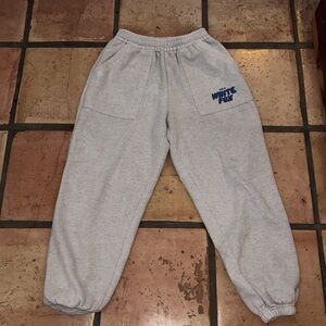 White Fox Gray Sweatpants